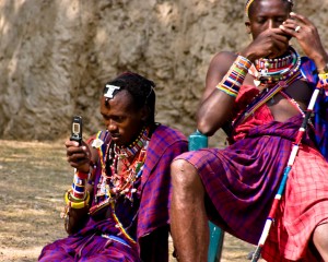 Maasai-Herders-On-Phone